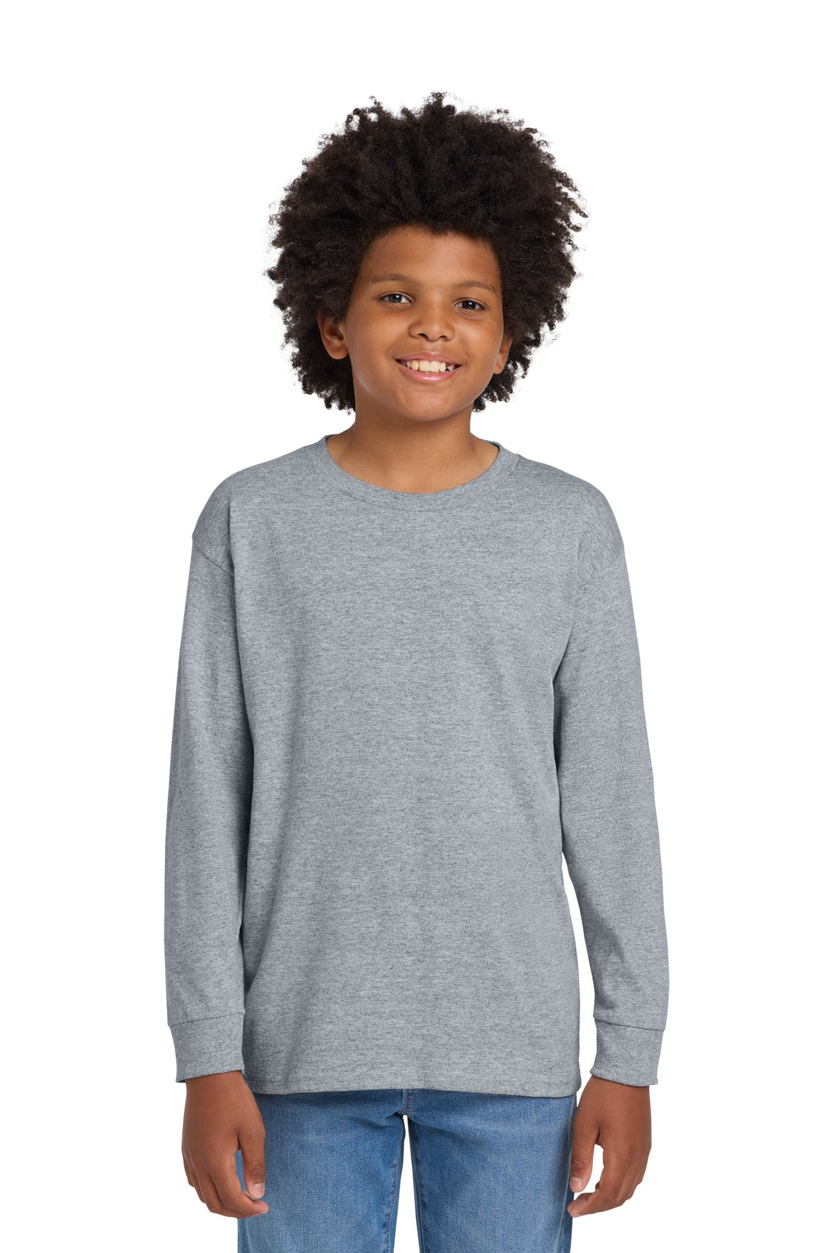 Gildan | Youth Heavy Cotton 100% Cotton Long Sleeve T-Shirt