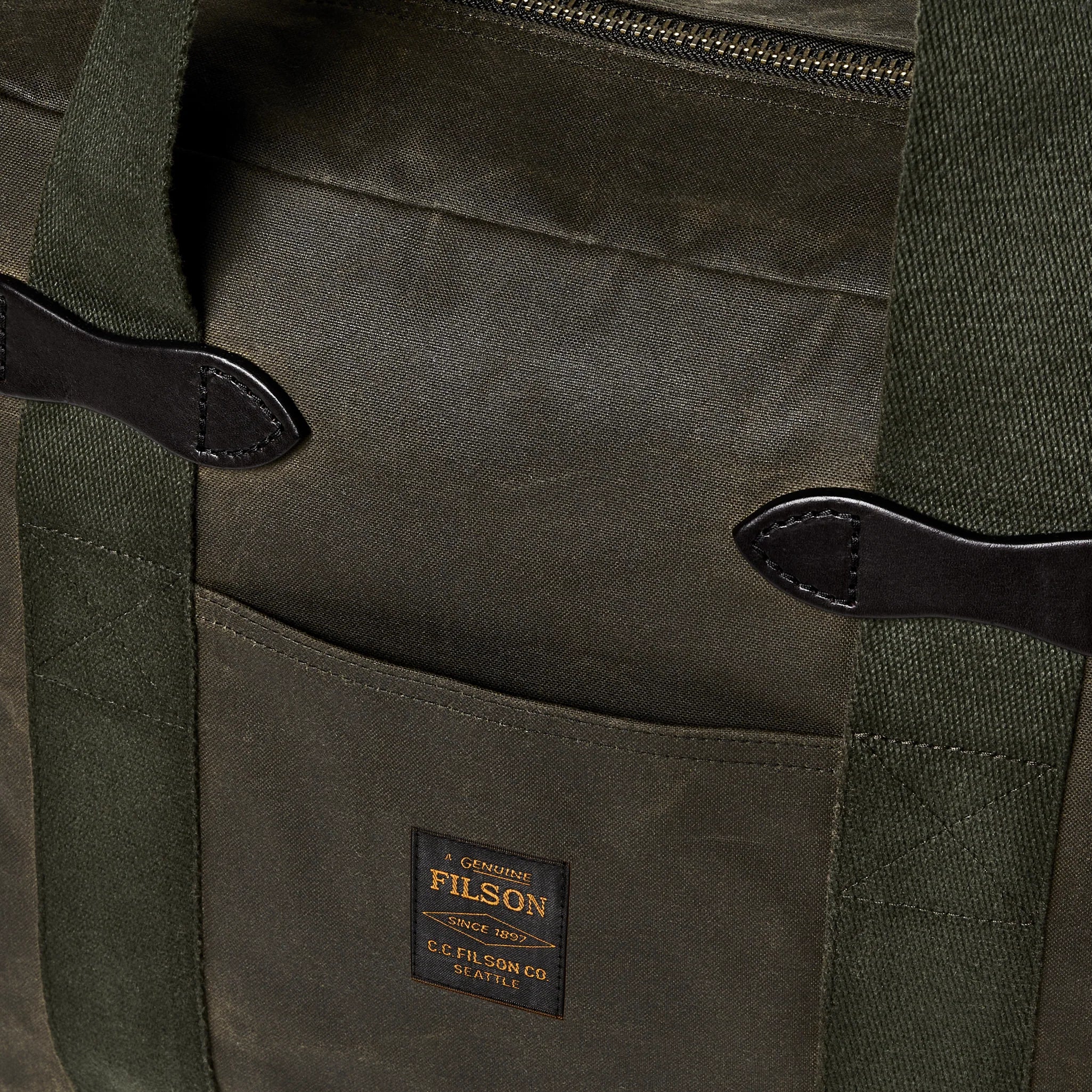 Filson | Tin Cloth Zipper Tote Bag