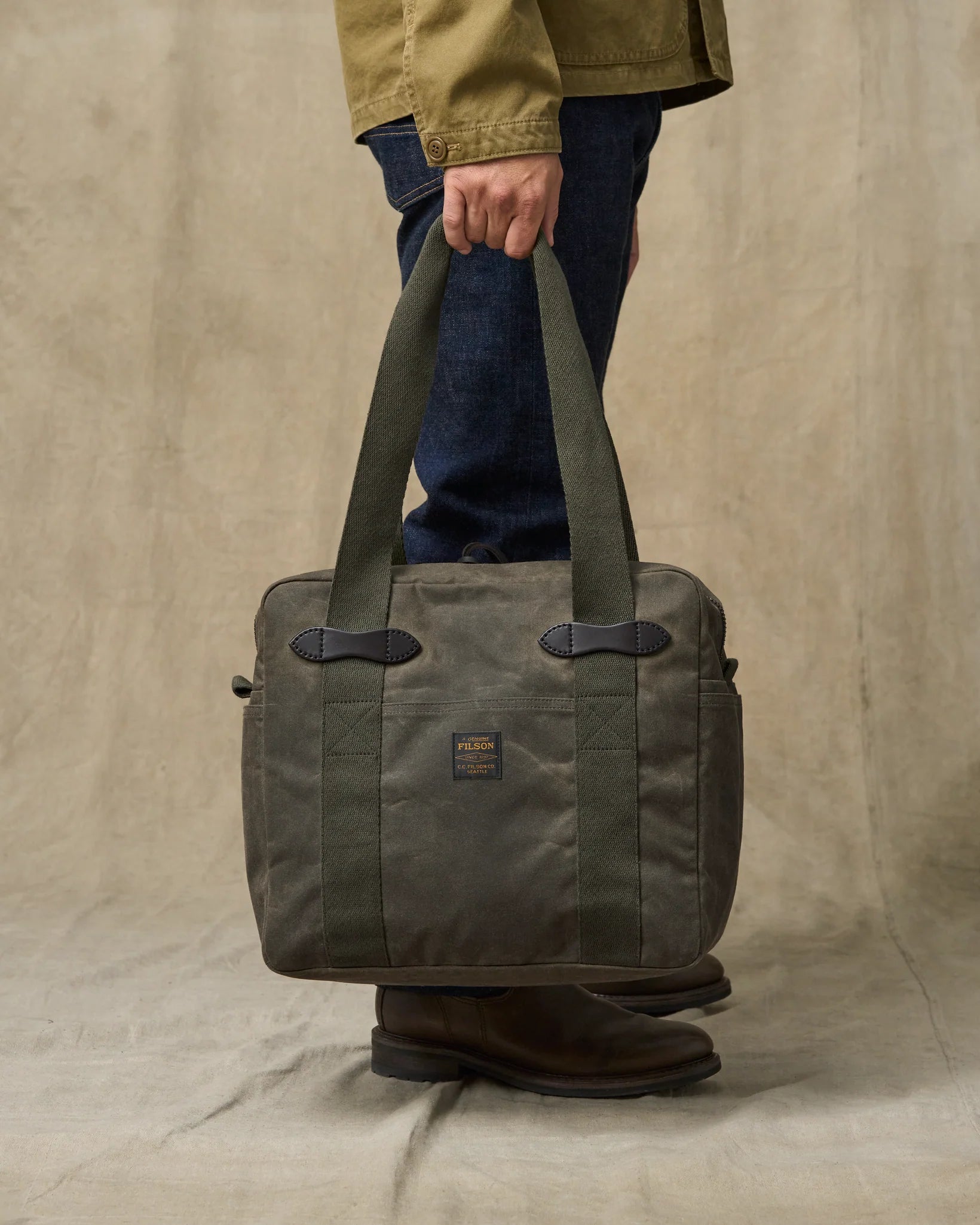 Filson | Tin Cloth Zipper Tote Bag