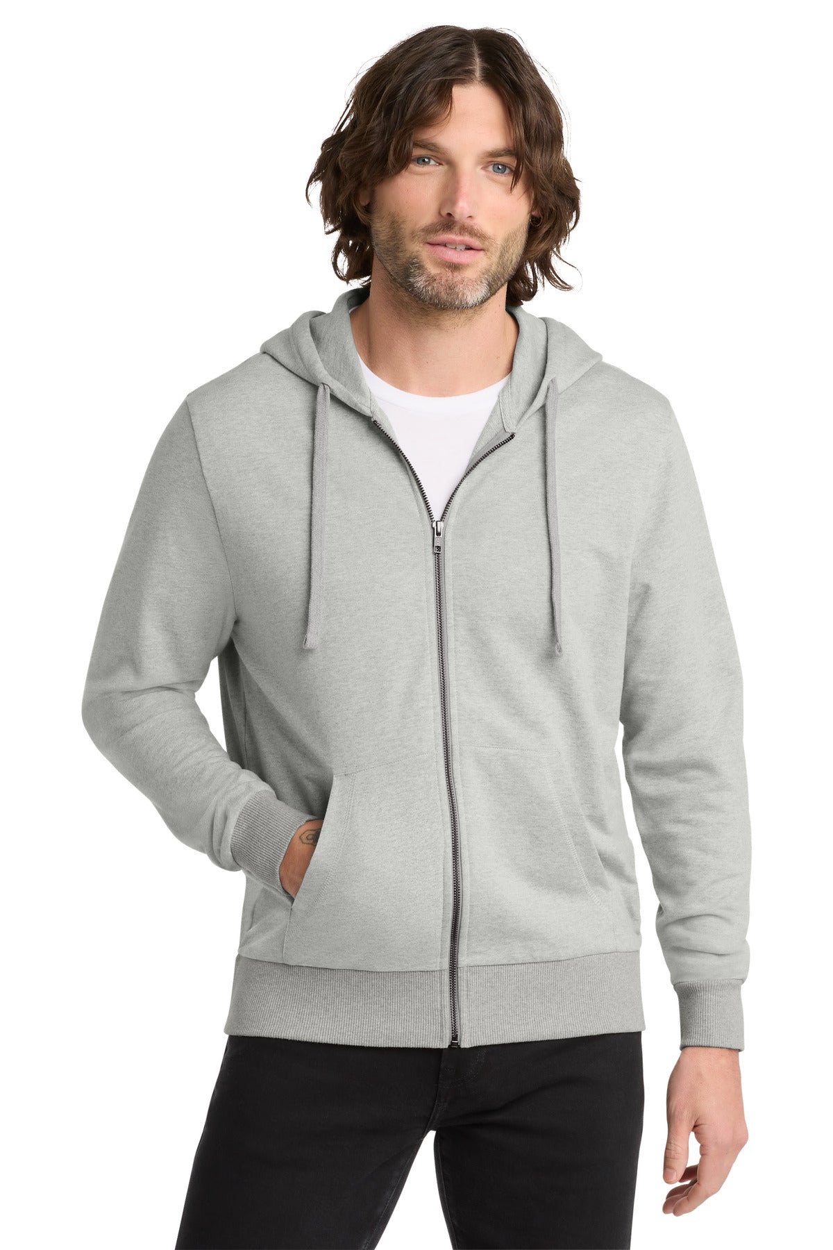 Allmade | Unisex Organic French Terry Full-Zip Hoodie (Greenwood)
