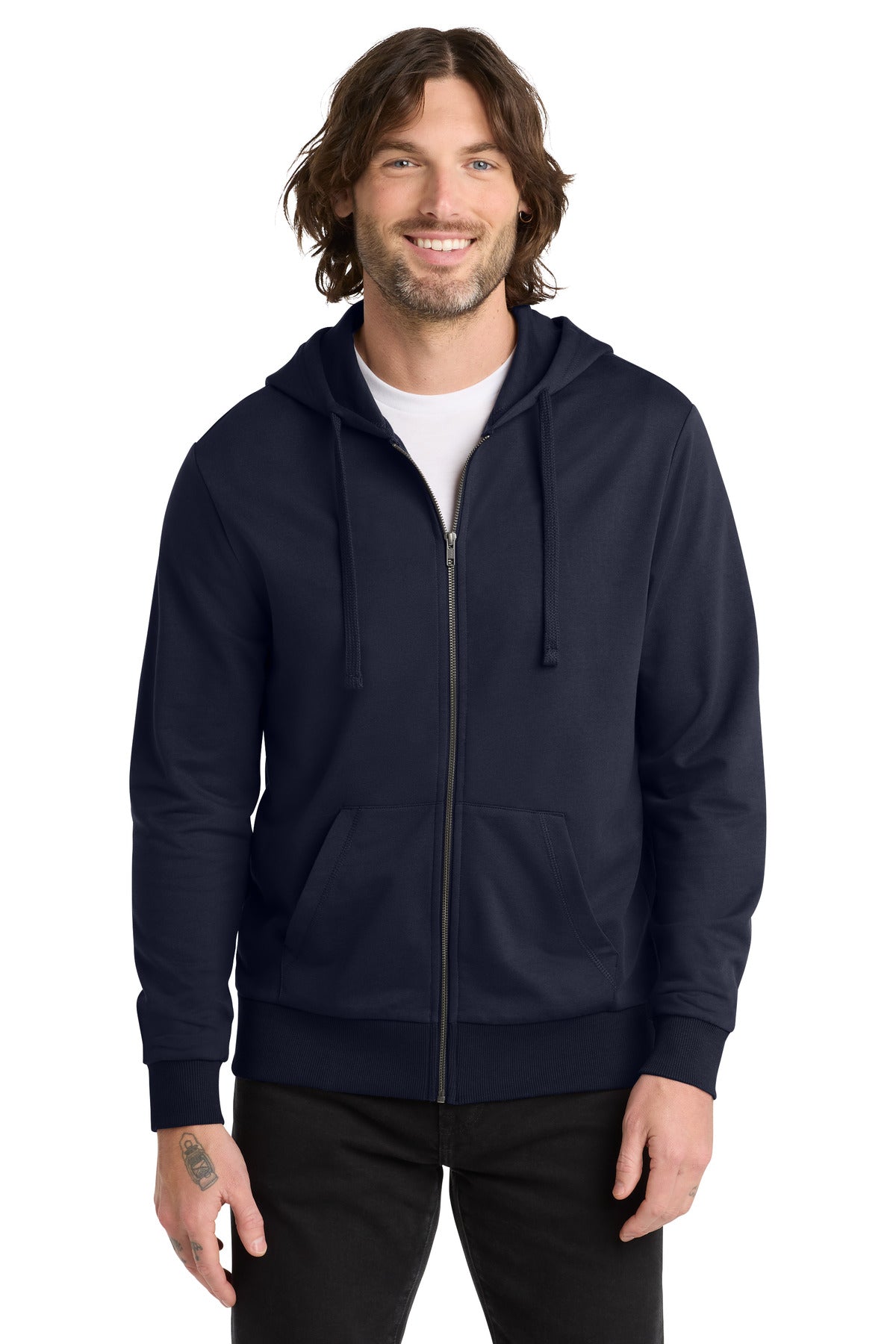 Allmade | Unisex Organic French Terry Full-Zip Hoodie (Greenwood)