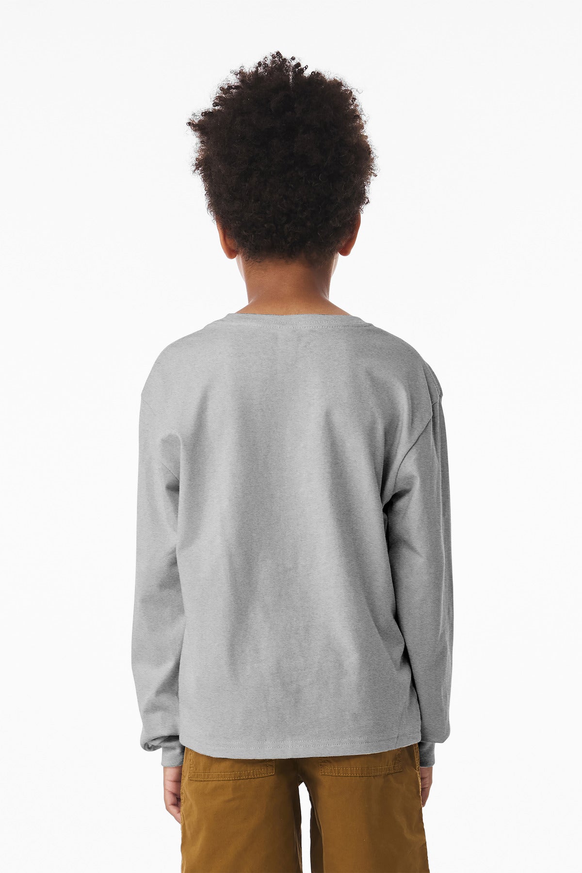 Bella + Canvas | Youth 6-Ounce Heavyweight Long Sleeve Tee (Greenwood)