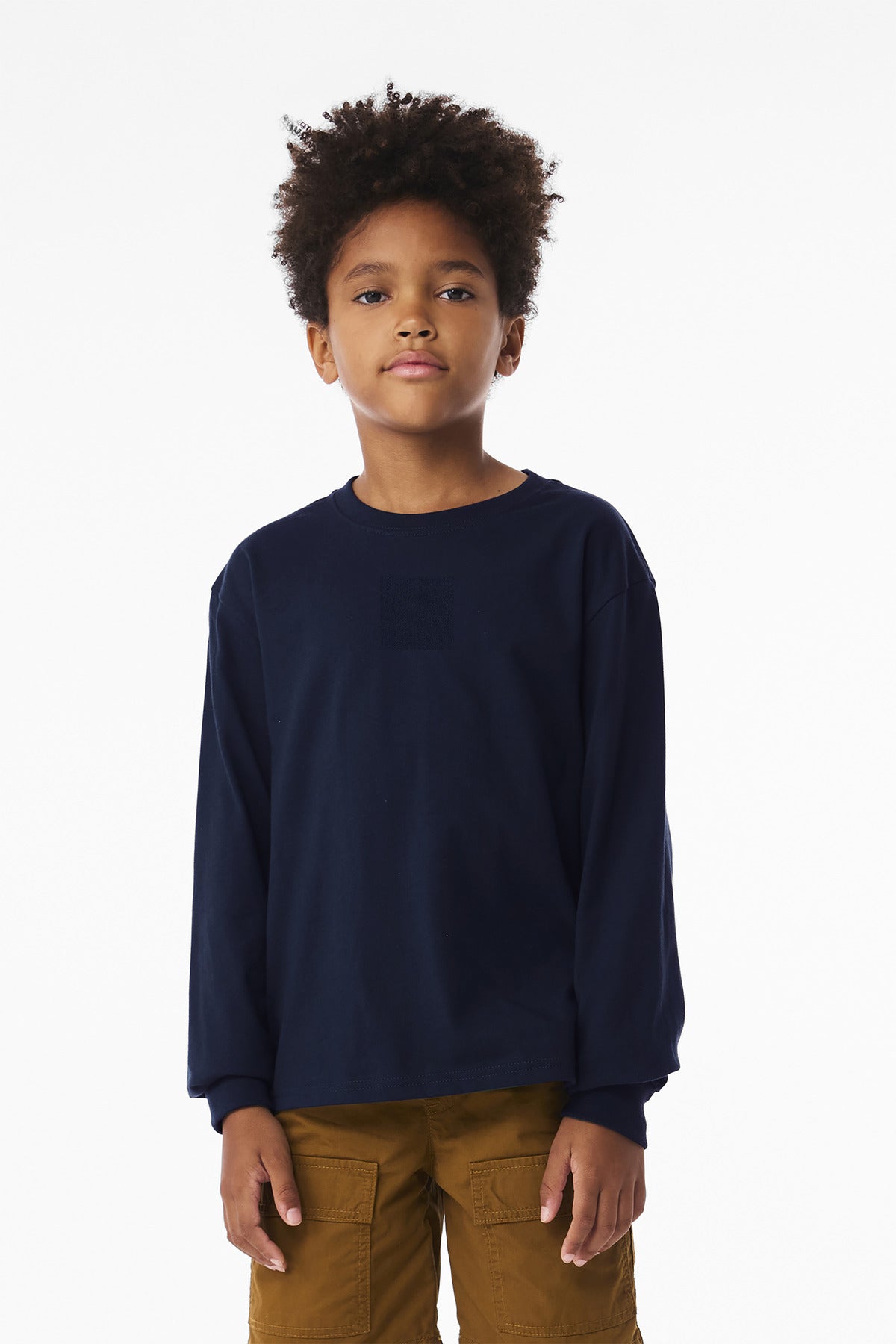 Bella + Canvas | Youth 6-Ounce Heavyweight Long Sleeve Tee (Greenwood)