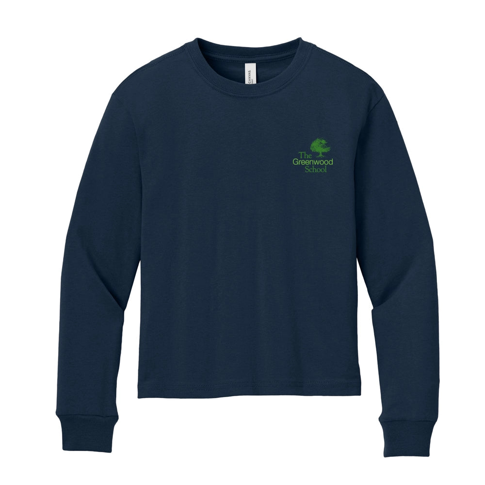 Bella + Canvas | Youth 6-Ounce Heavyweight Long Sleeve Tee (Greenwood)