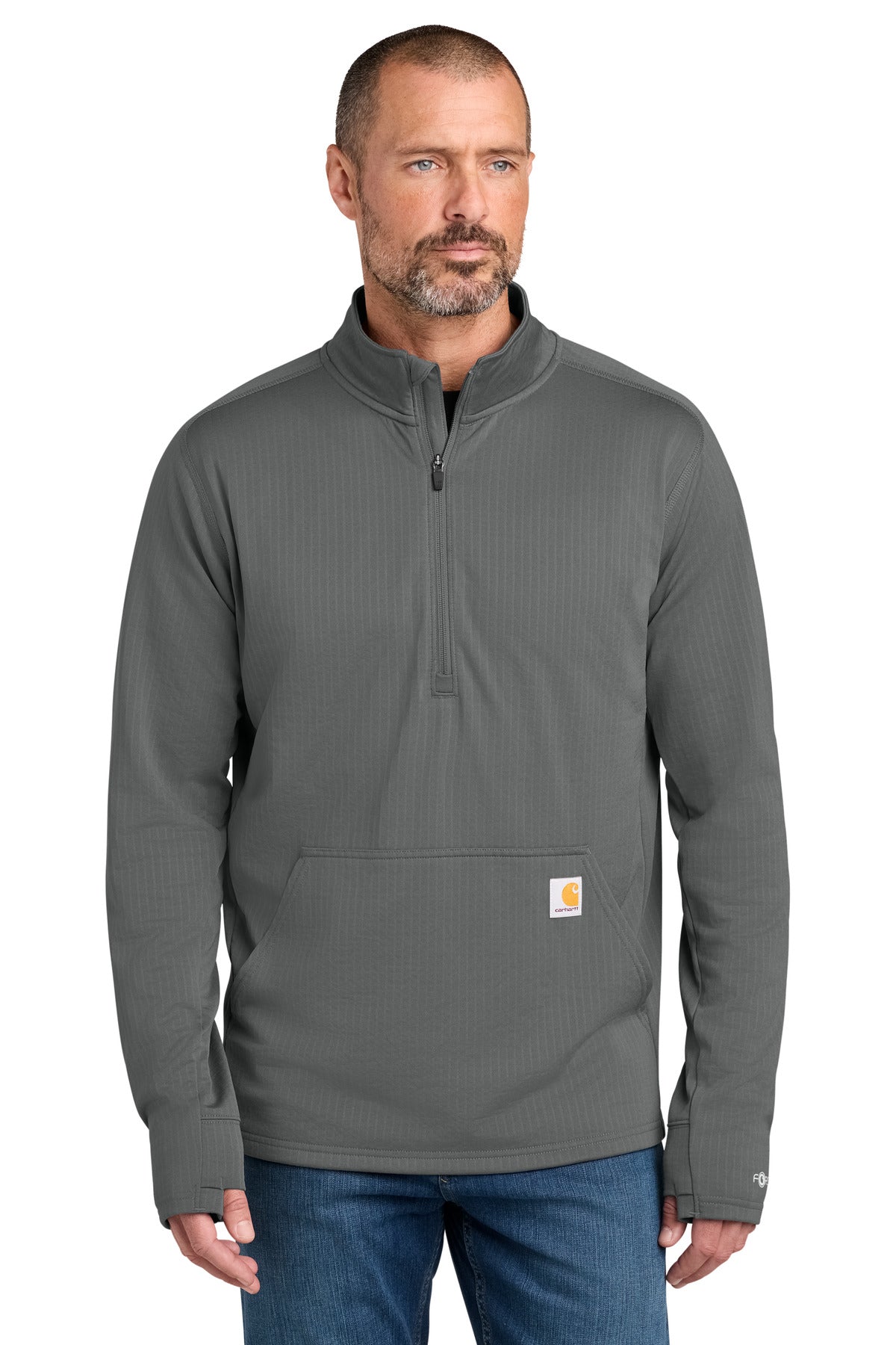 Carhartt | Men's Force 1/2-Zip Grid Fleece (VRH)