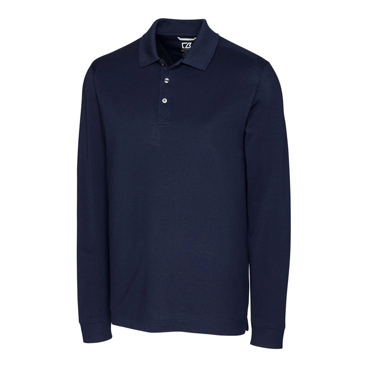 Cutter & Buck | Advantage Recycled Cotton-Blend Pique Mens Long Sleeve Polo