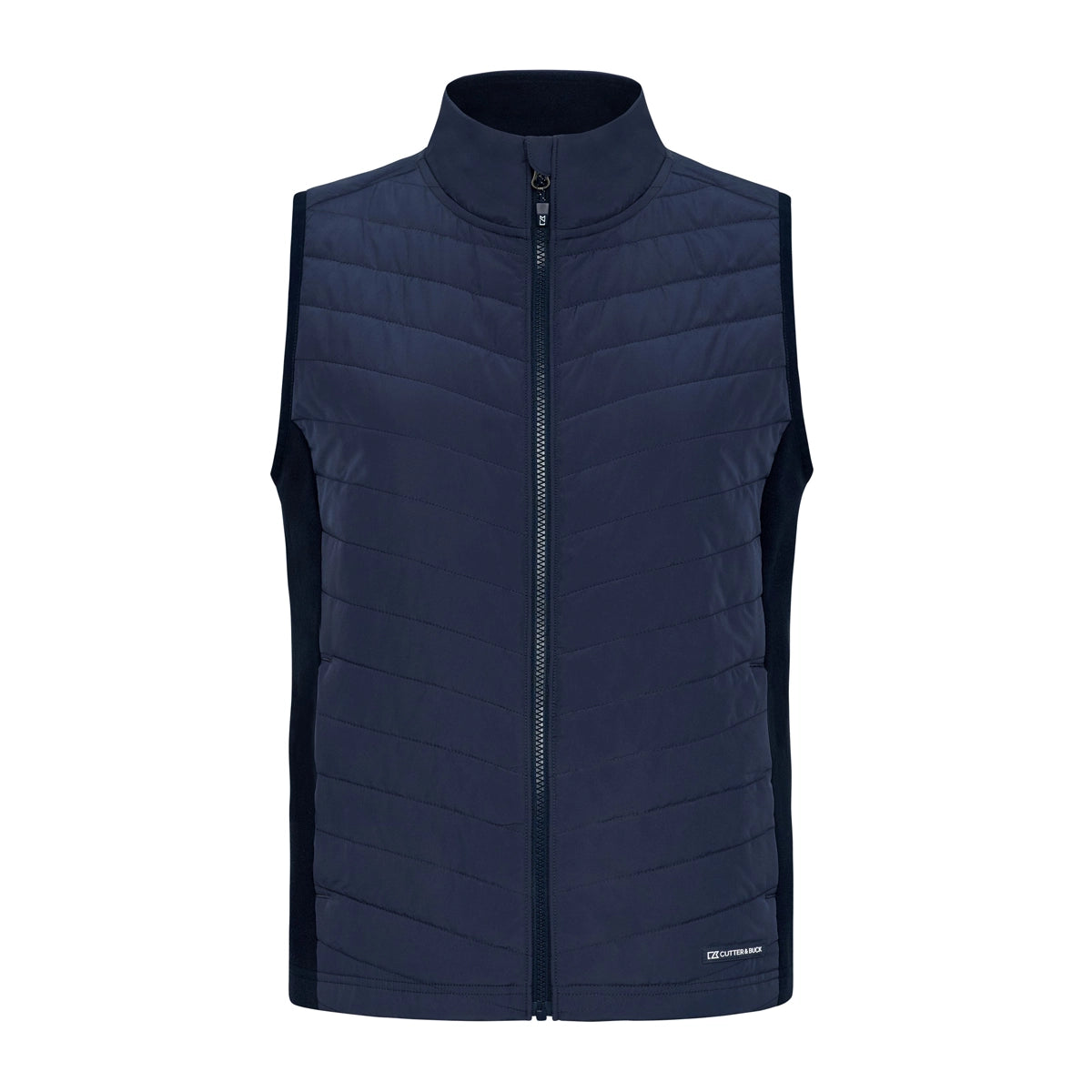 Cutter & Buck | Women's Woodland Epic Versatility Recycled Insulated Hybrid Fleece Full Zip Vest