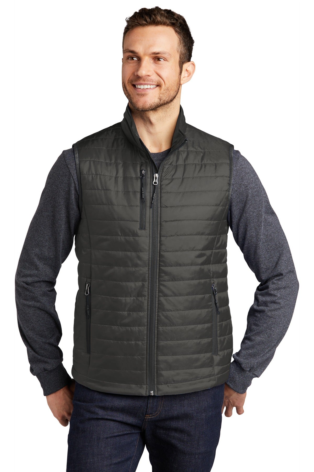 Port Authority | Men's Packable Puffy Vest (Greenwood)