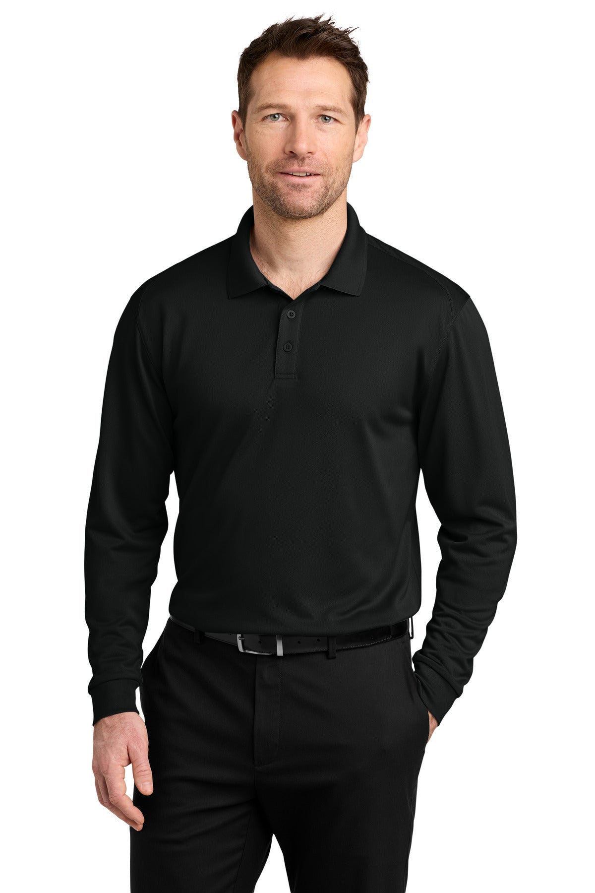 Port Authority | Men's Wearever Performance Pique Long Sleeve Polo (MAHHC)