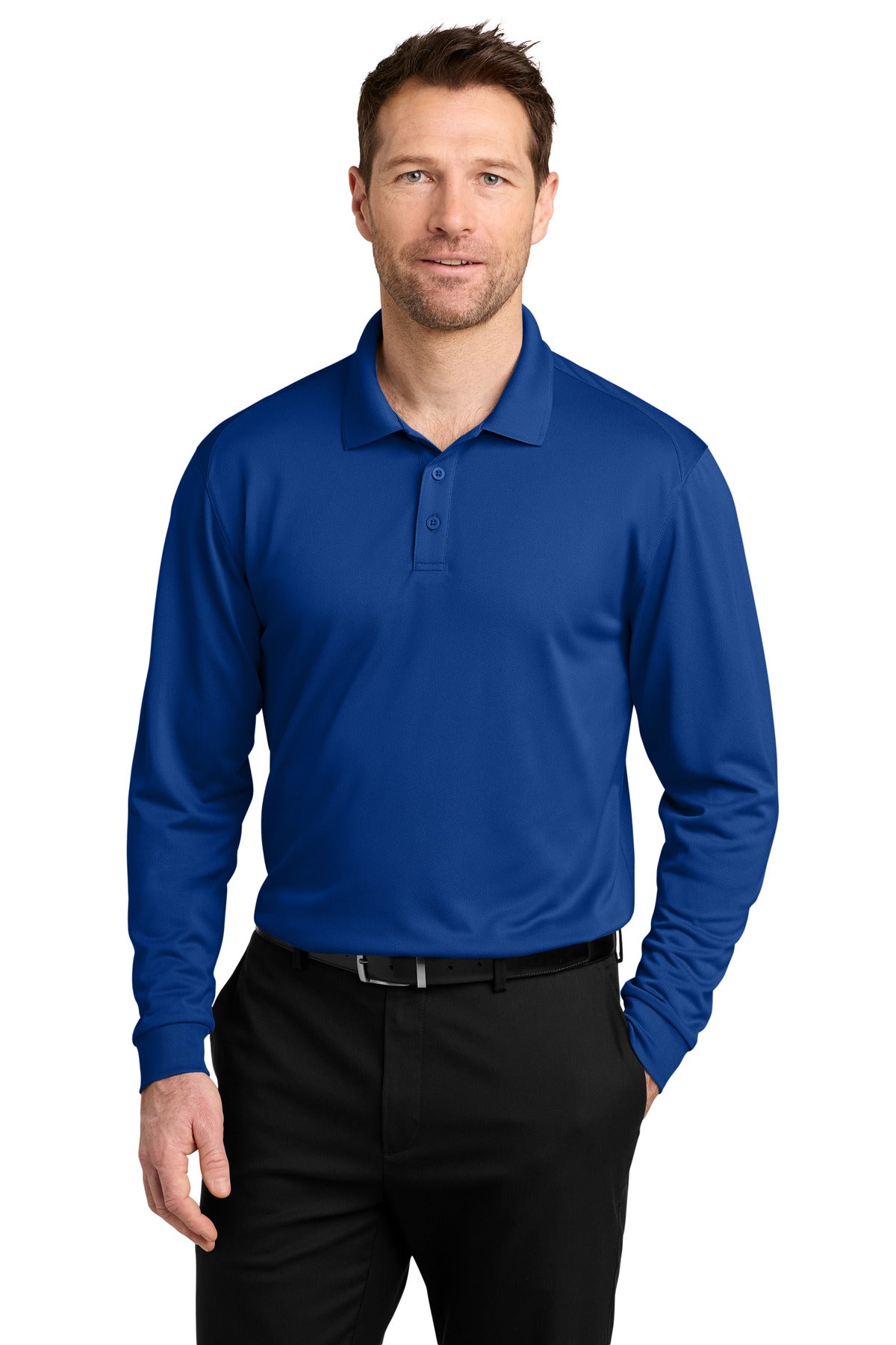 Port Authority | Men's Wearever Performance Pique Long Sleeve Polo (MAHHC)