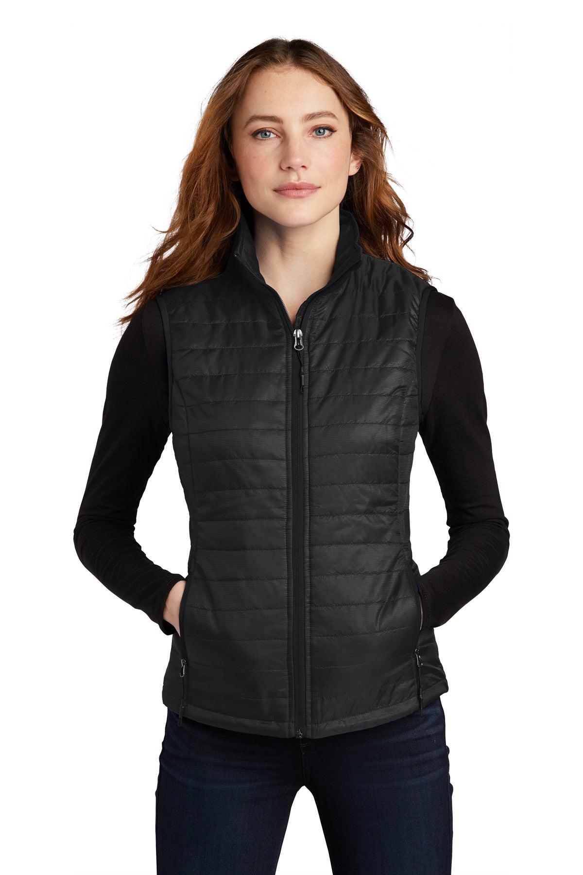 Port Authority | Women's Packable Puffy Vest (Greenwood)