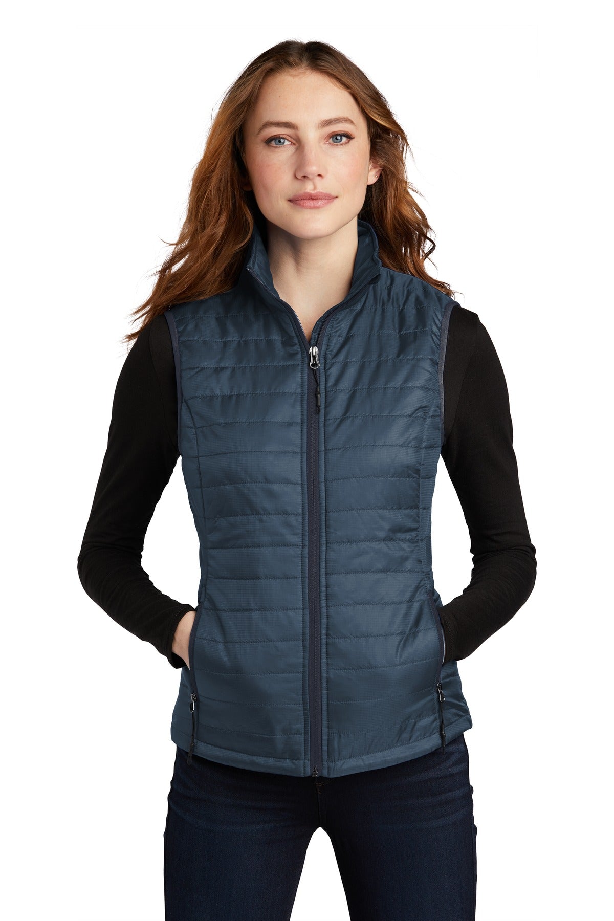 Port Authority | Women's Packable Puffy Vest (Greenwood)