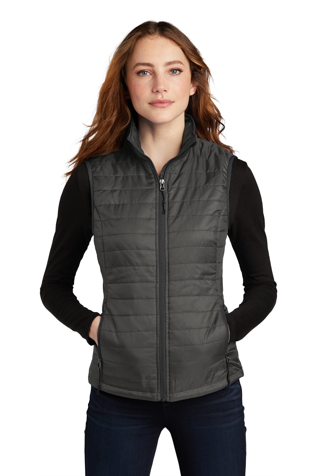 Port Authority | Women's Packable Puffy Vest (Greenwood)