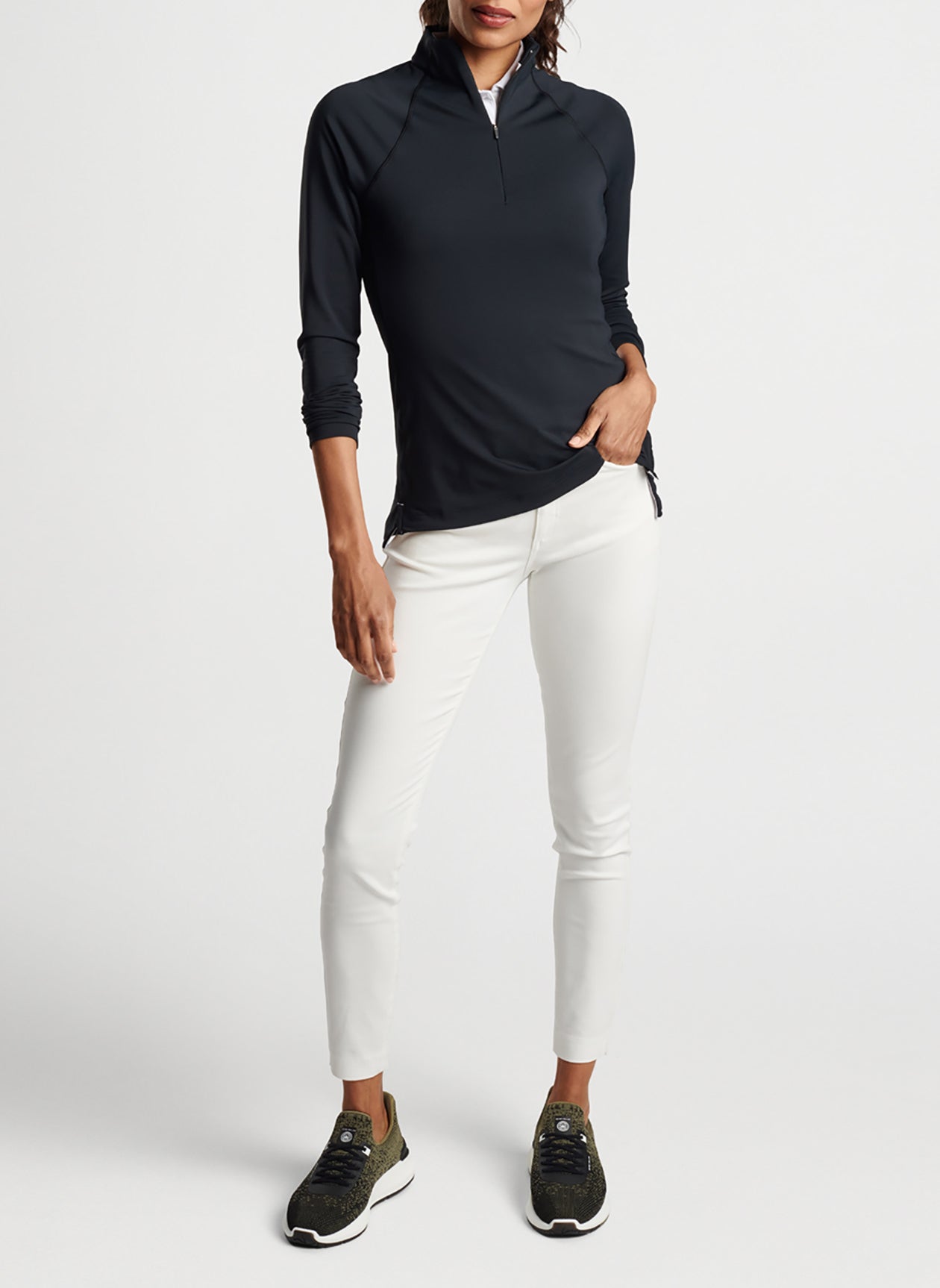Peter Millar | Women's Raglan Sleeve Perth Layer Quarter-Zip