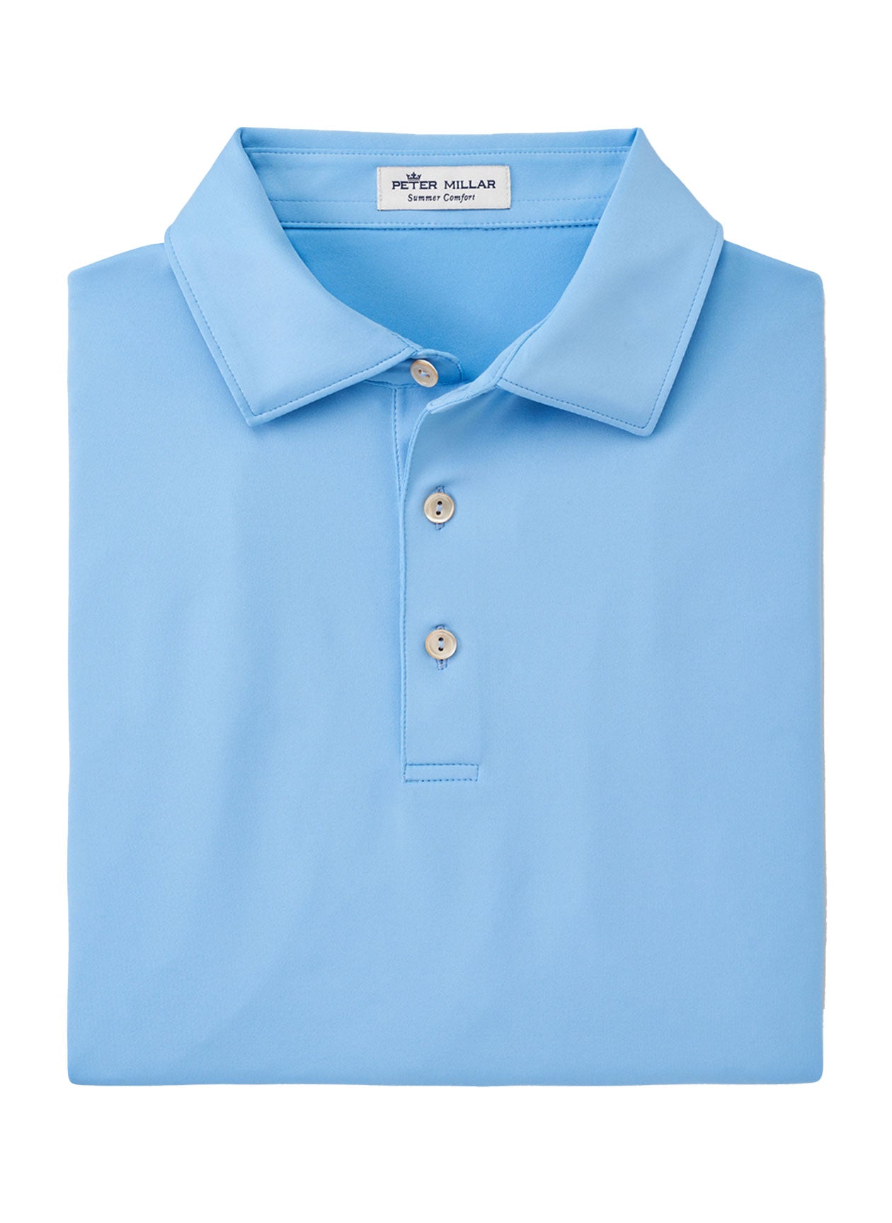 Peter Millar | Men's Solid Performance Polo - Self Collar