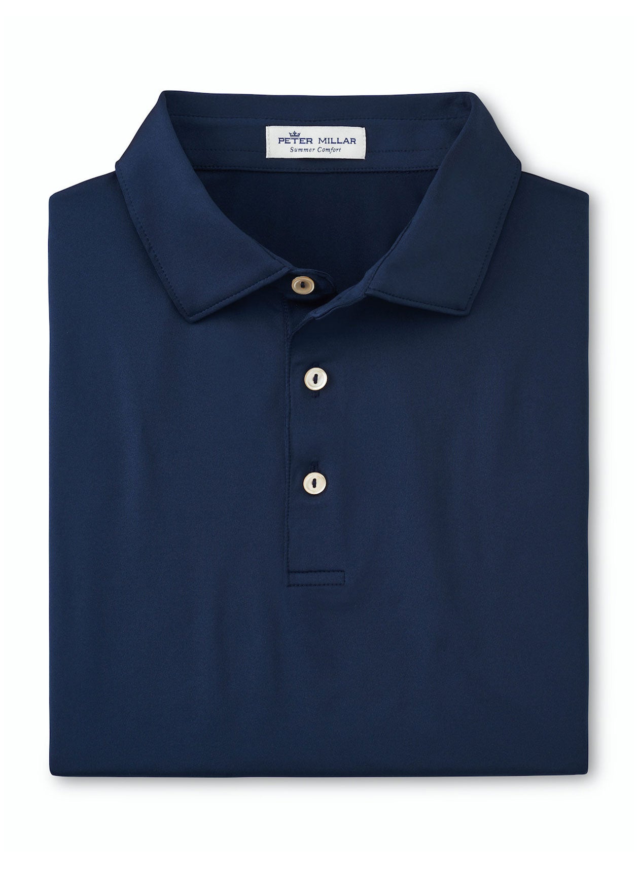Peter Millar | Men's Solid Performance Polo - Self Collar