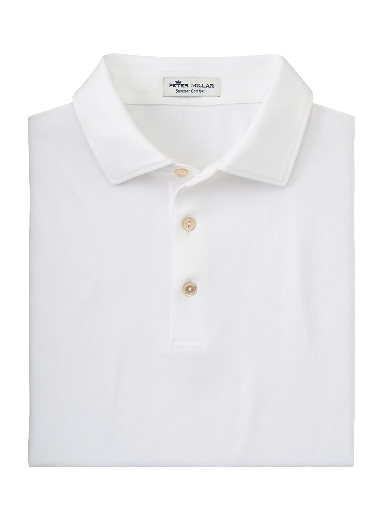 Peter Millar | Men's Solid Performance Polo - Self Collar
