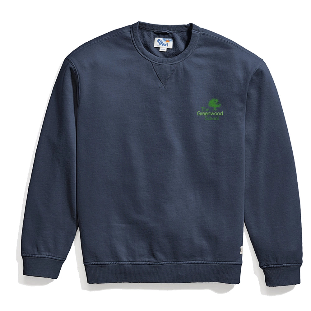 Marine Layer | Men's Cloud 9 Fleece Relaxed Crewneck (Greenwood)