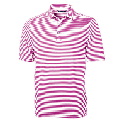 Cutter & Buck | Men's Virtue Eco Pique Stripe Recycled Polo