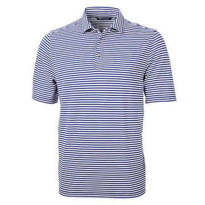 Cutter & Buck | Men's Virtue Eco Pique Stripe Recycled Polo