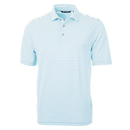 Cutter & Buck | Men's Virtue Eco Pique Stripe Recycled Polo