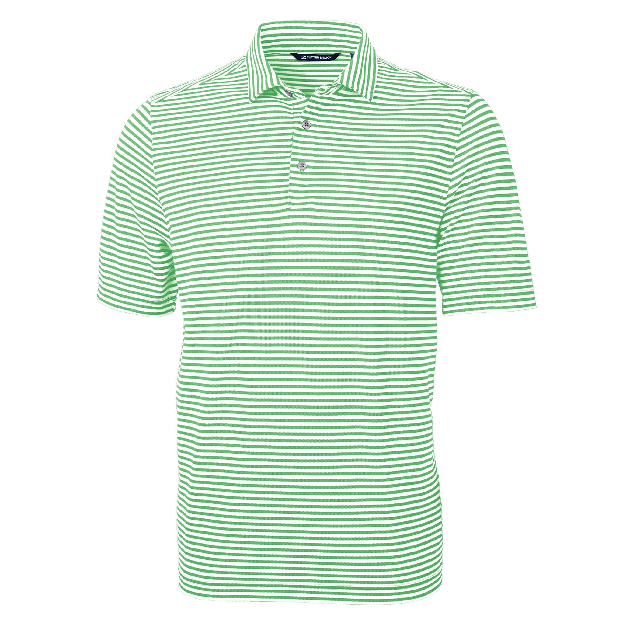 Cutter & Buck | Men's Virtue Eco Pique Stripe Recycled Polo