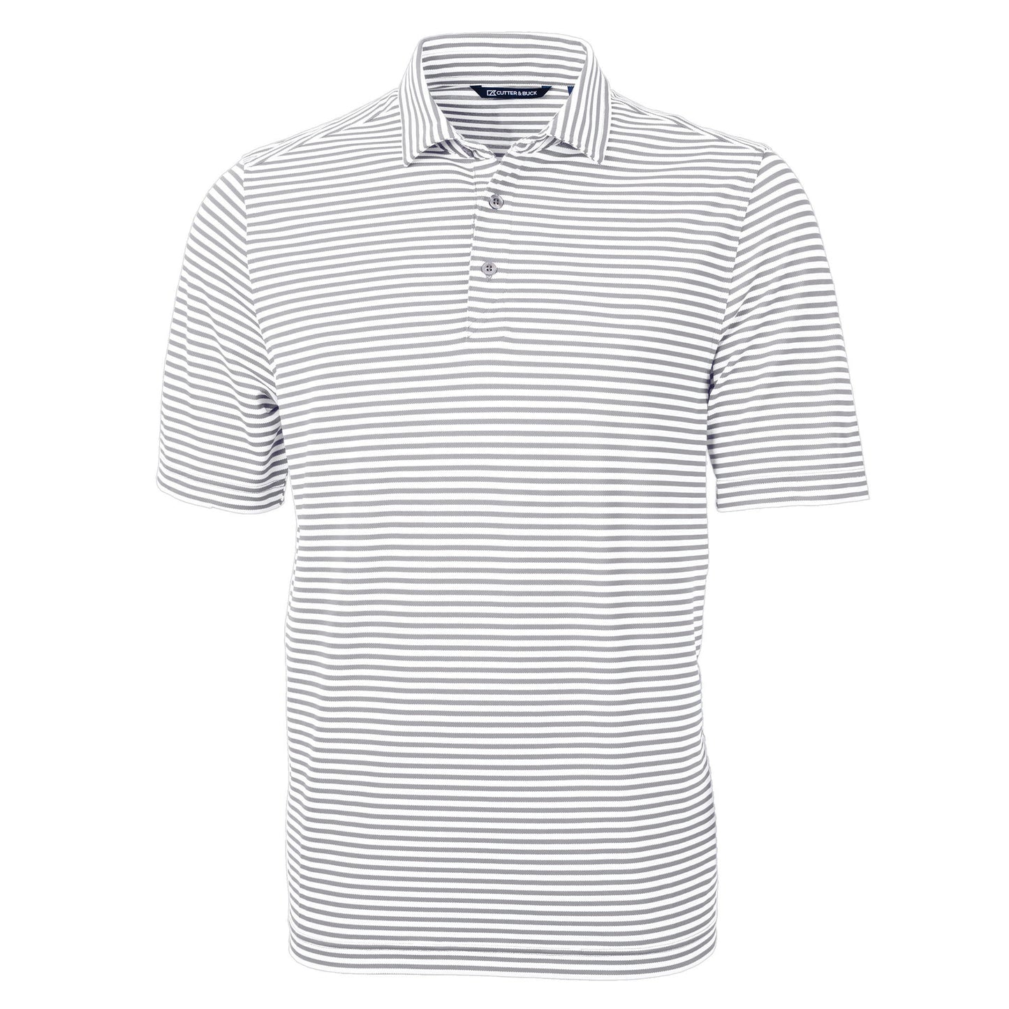 Cutter & Buck | Men's Virtue Eco Pique Stripe Recycled Polo