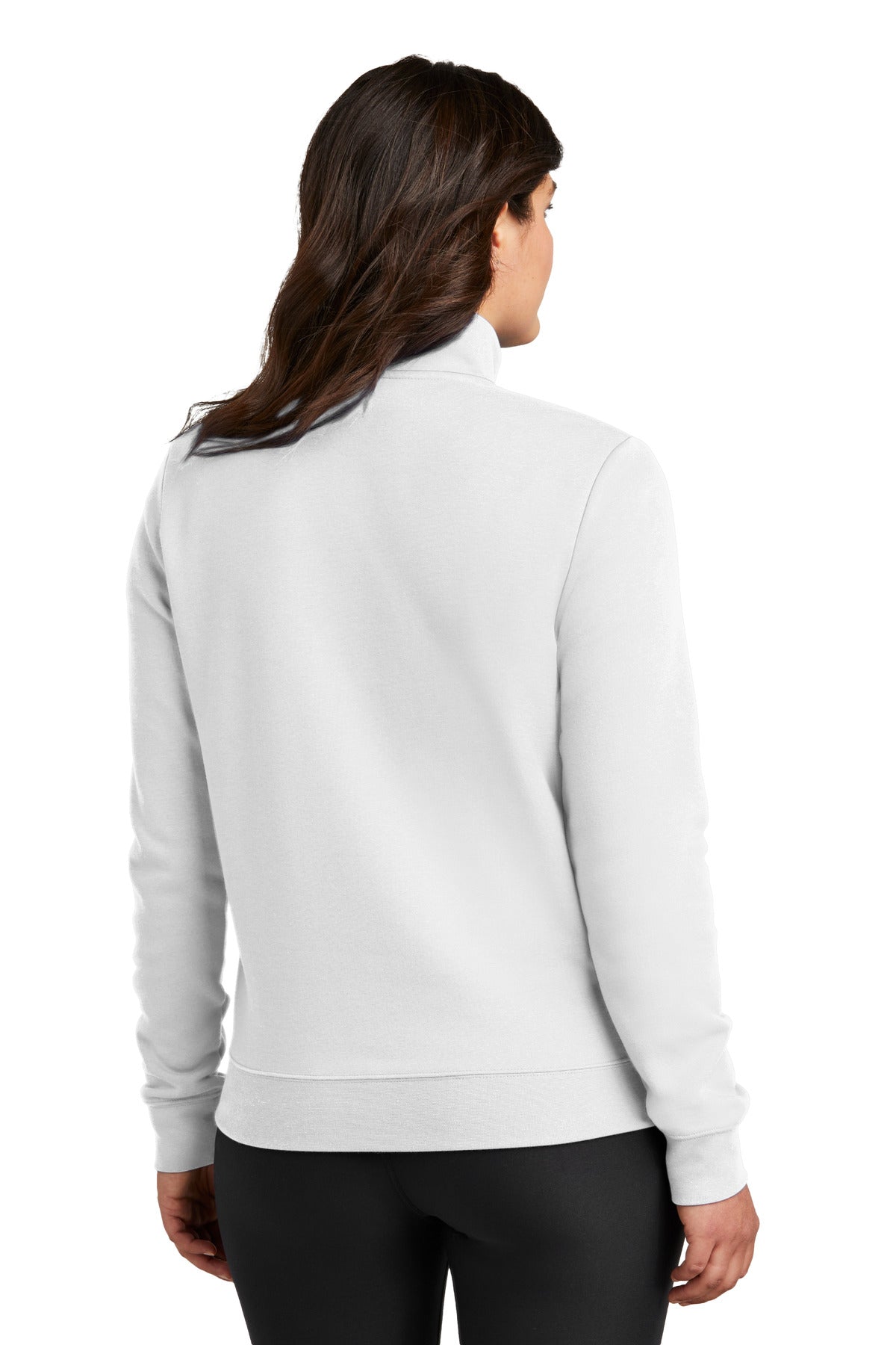 Nike Women's Club Fleece Sleeve Swoosh 1/2-Zip NKDX6720