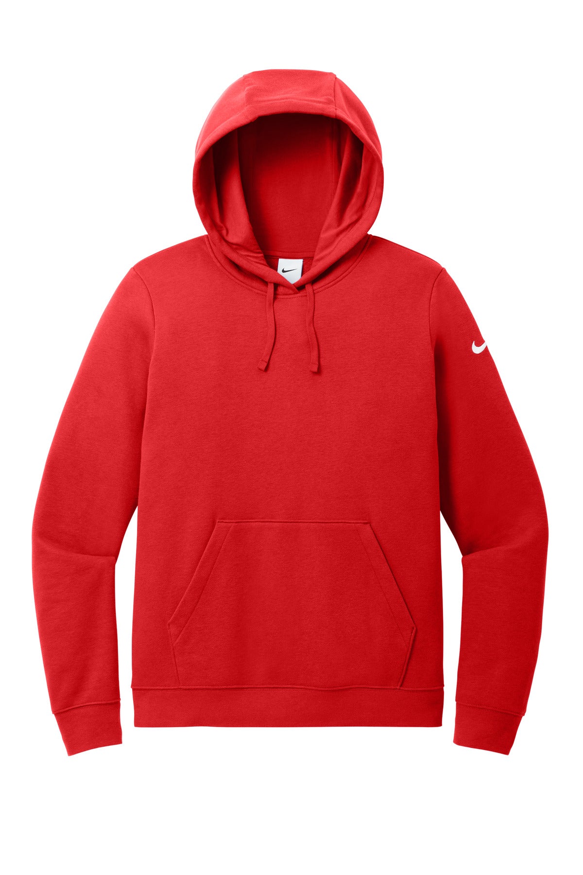 Nike Women's Club Fleece Sleeve Swoosh Pullover Hoodie NKFD9889
