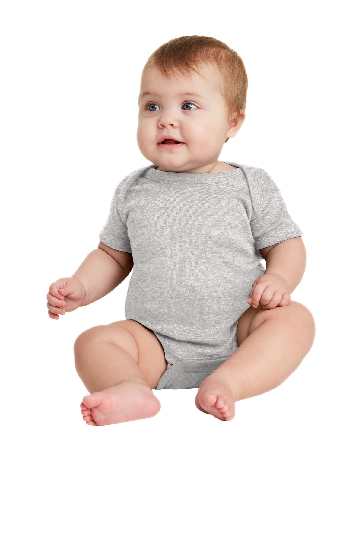 Rabbit Skins | Infant Short Sleeve Baby Rib Bodysuit (Greenwood)