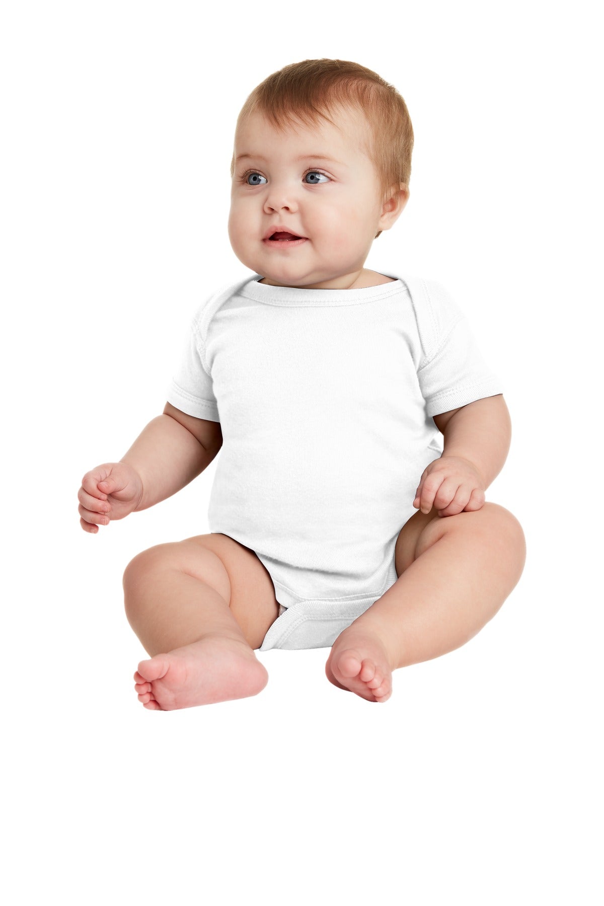 Rabbit Skins | Infant Short Sleeve Baby Rib Bodysuit (Greenwood)