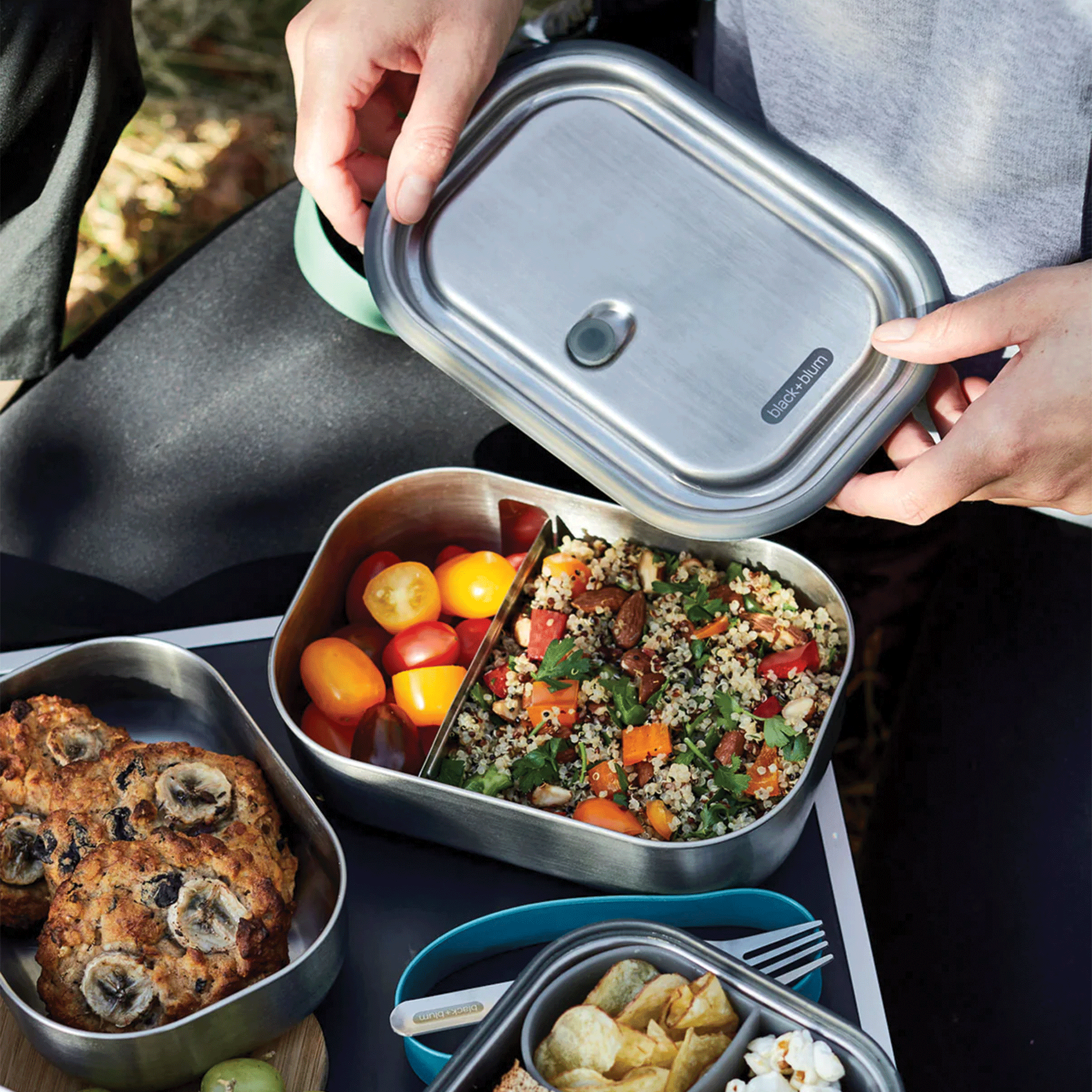 Black+Blum | Large Stainless Steel Lunch Box