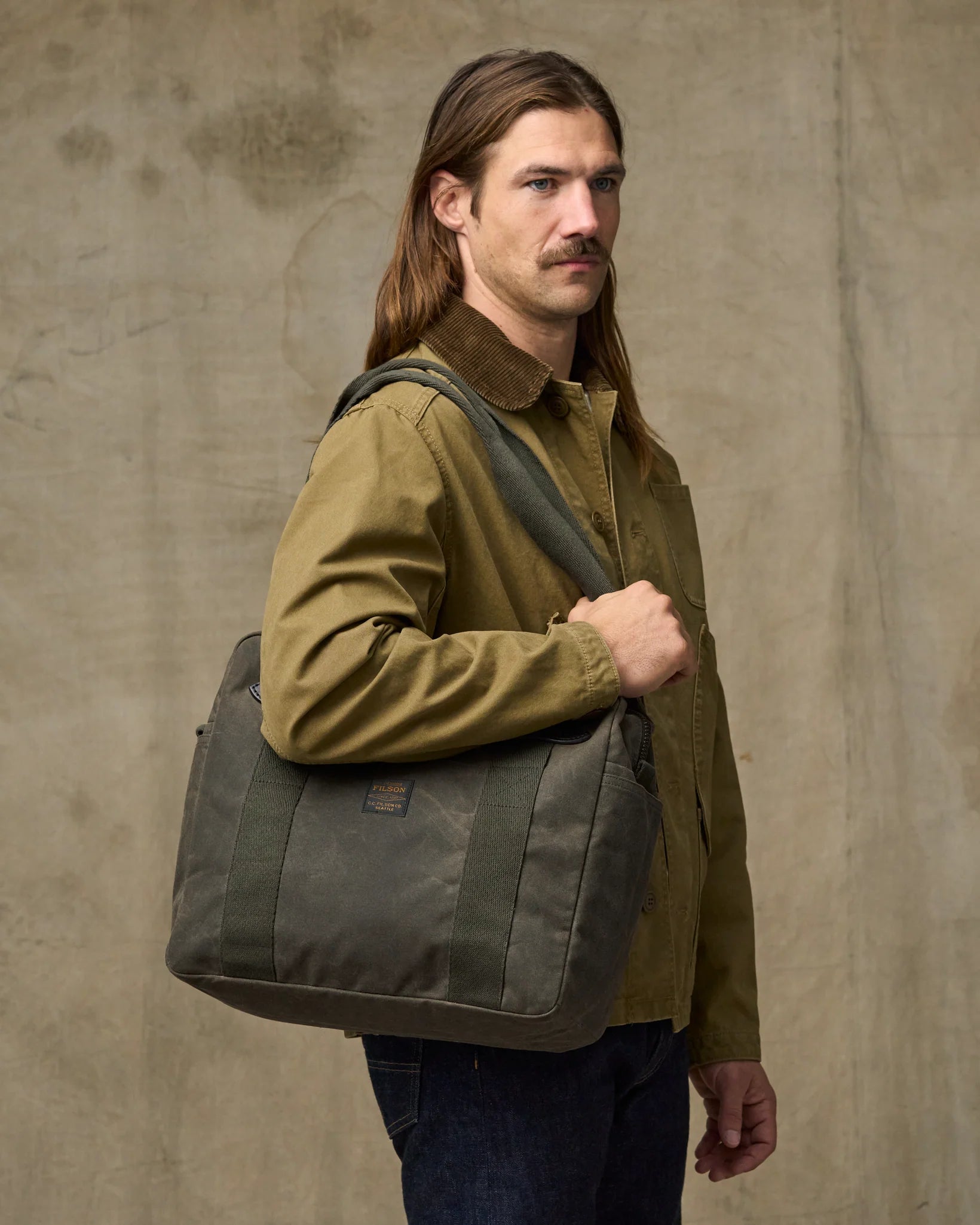 Filson | Tin Cloth Zipper Tote Bag