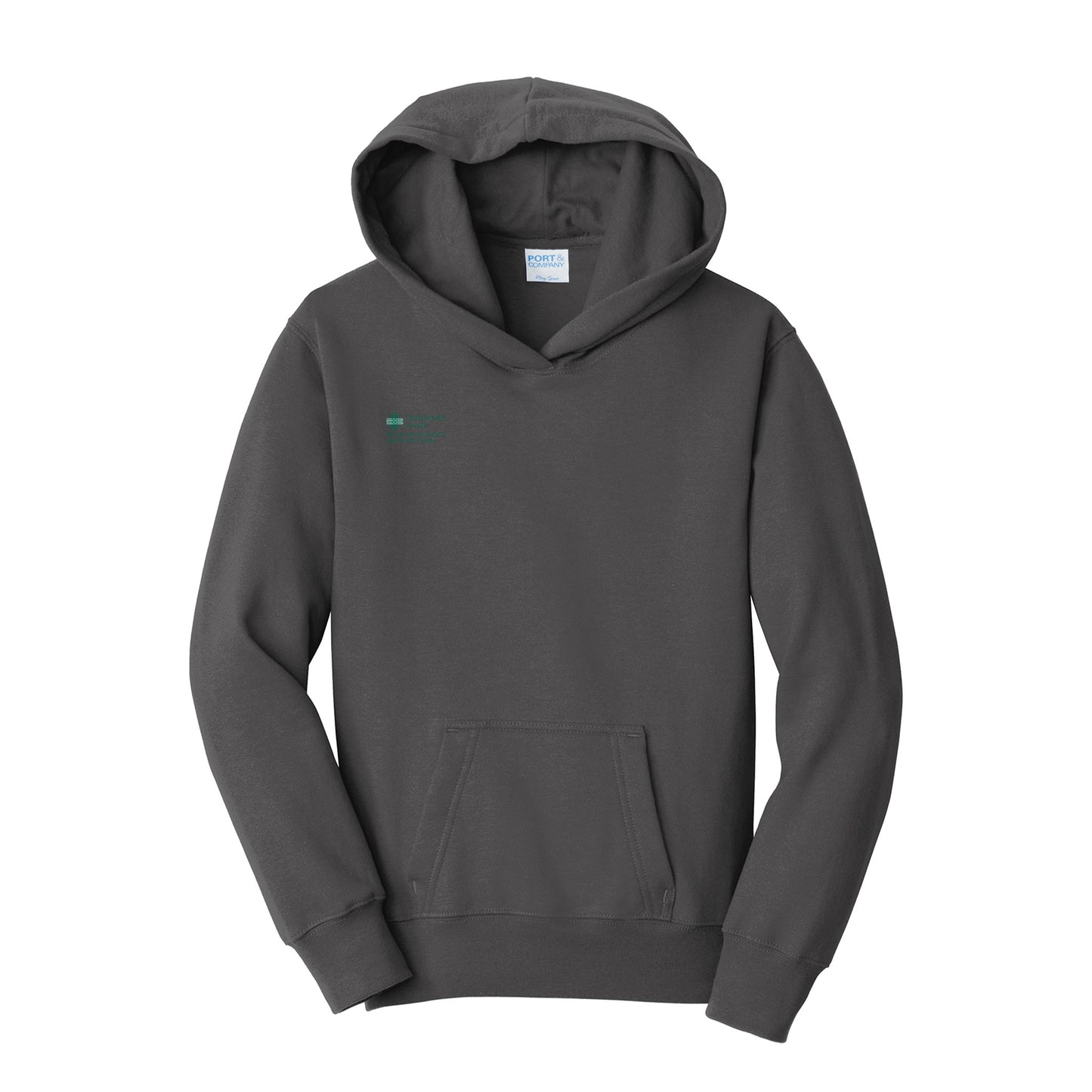 Port & Company | Fleece Pullover Hooded Sweatshirt (Charcoal) MAHHC/DH