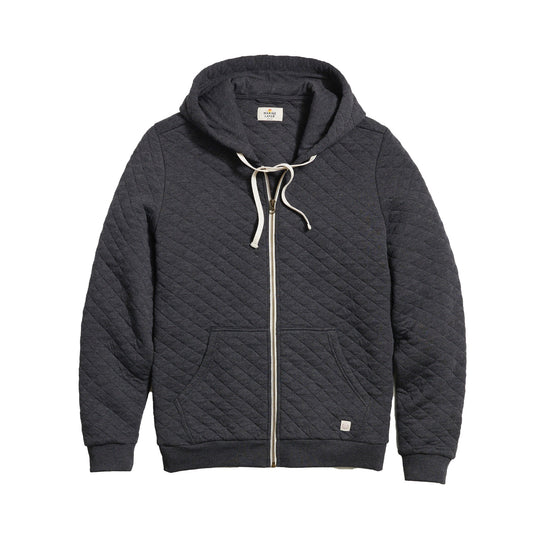 Marine Layer | Men's Corbet Quilted Full Zip Hoodie