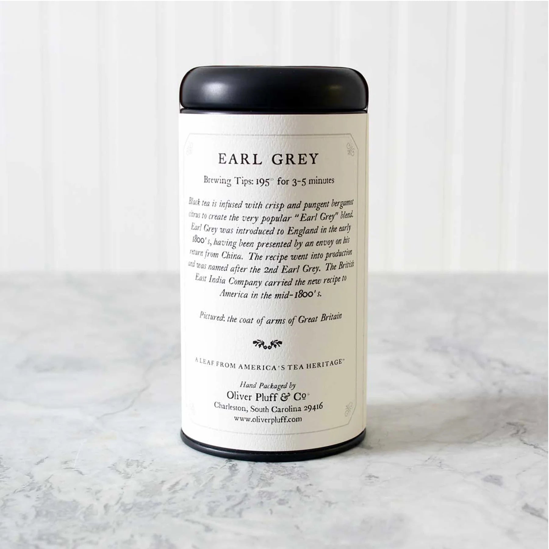 Oliver Pluff & Co. | Earl Grey - Teabags In Signature Tea Tin