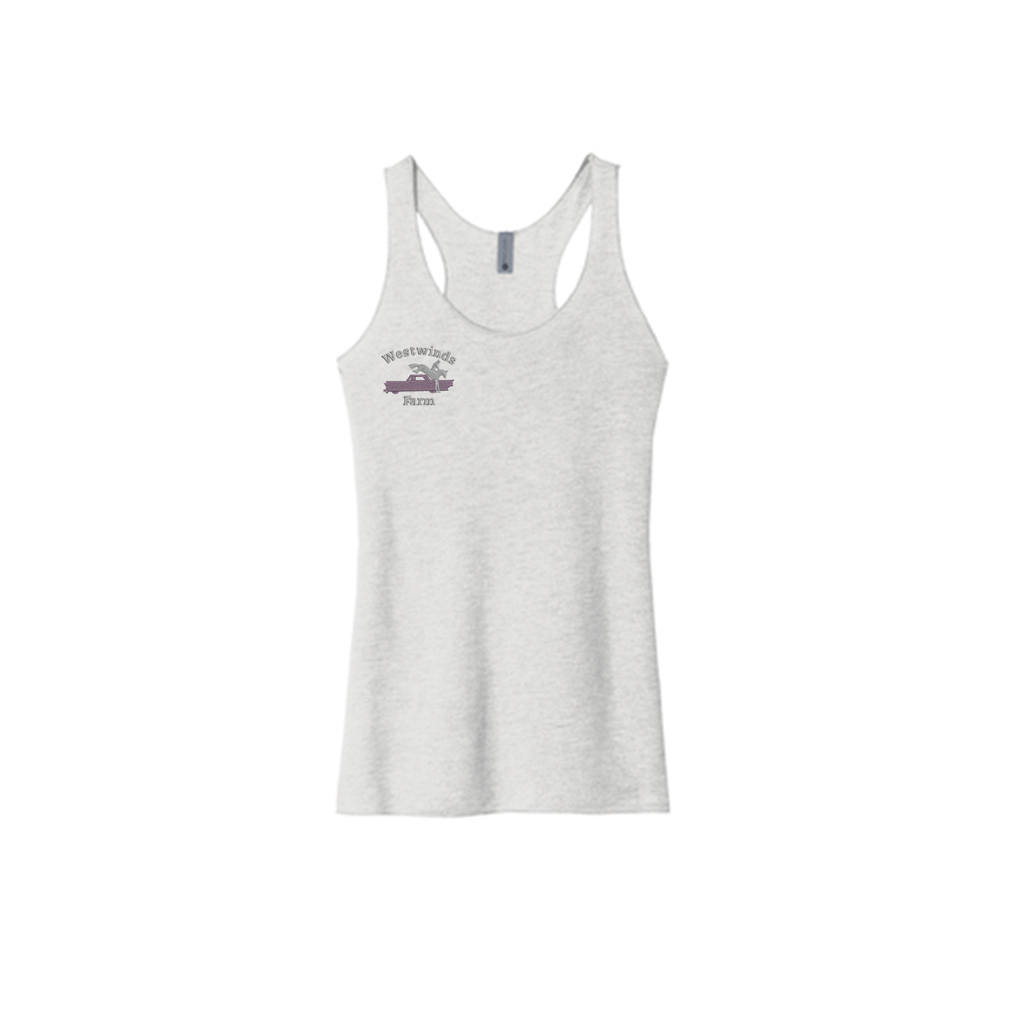 Port & Company® | Next Level Apparel® Women’s Tri-Blend Racerback Tank (Westwinds Farm)