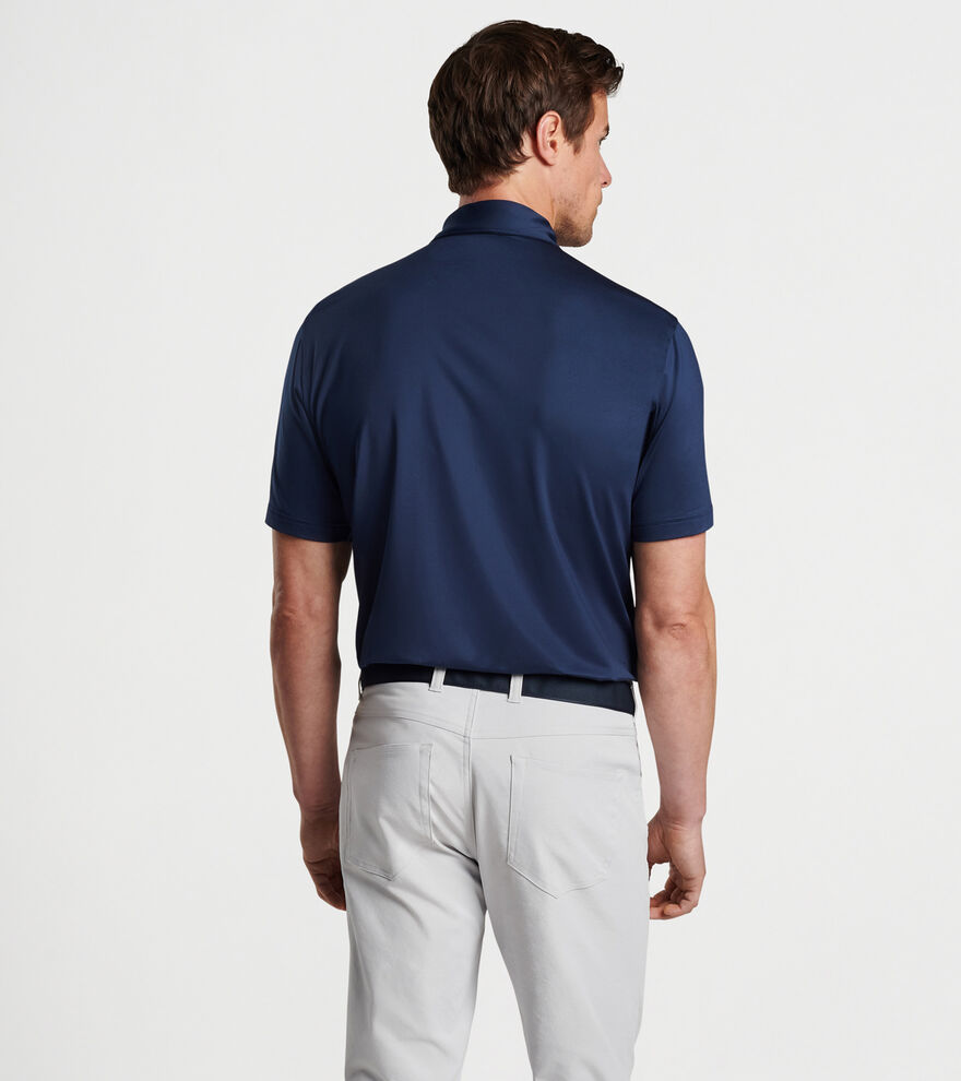 Peter Millar | Men's Solid Performance Polo - Self Collar