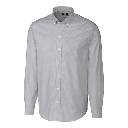 Cutter & Buck | Men's Stretch Oxford Stripe Long Sleeve Dress Shirt