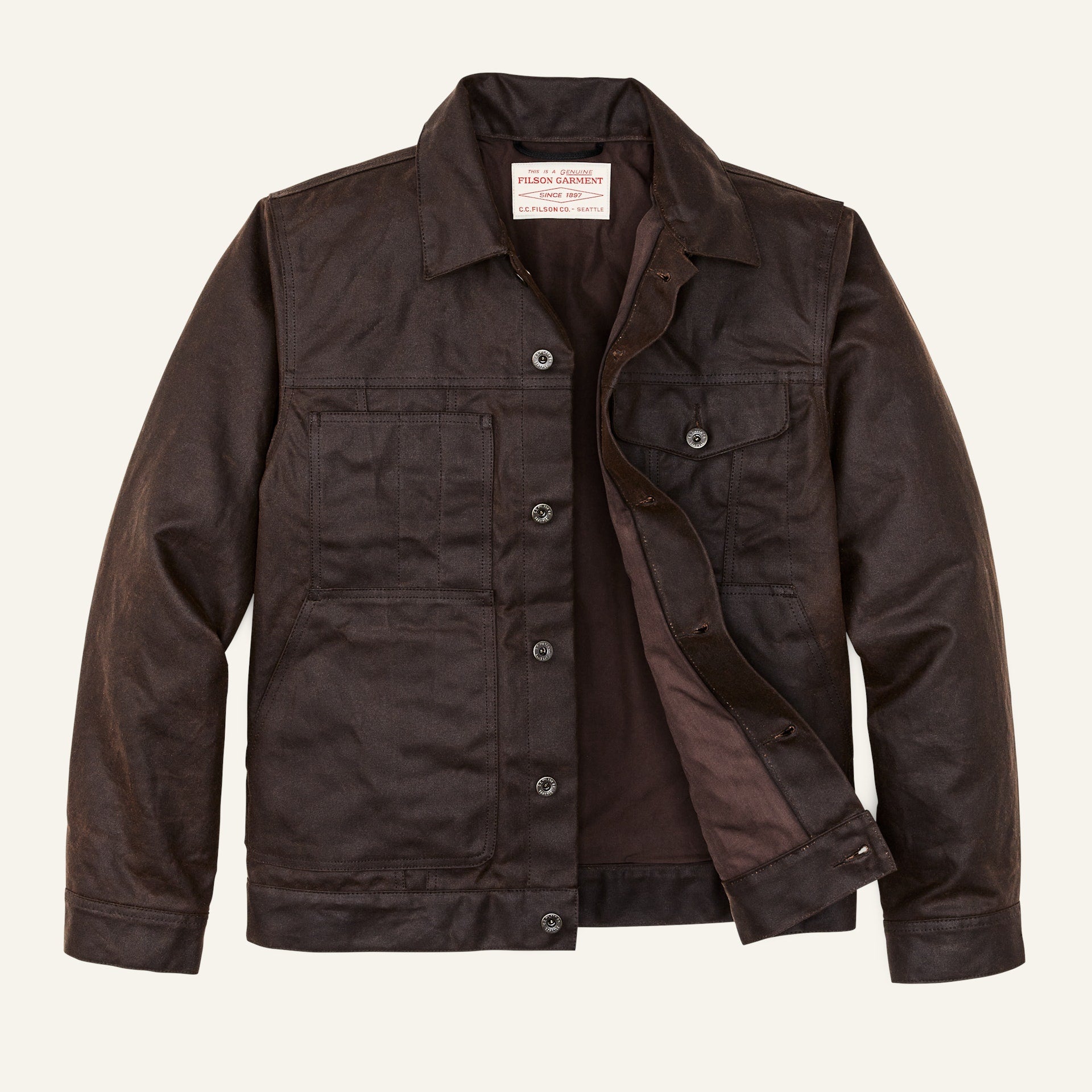 Filson | Tin Cloth Short Lined Cruiser Jacket