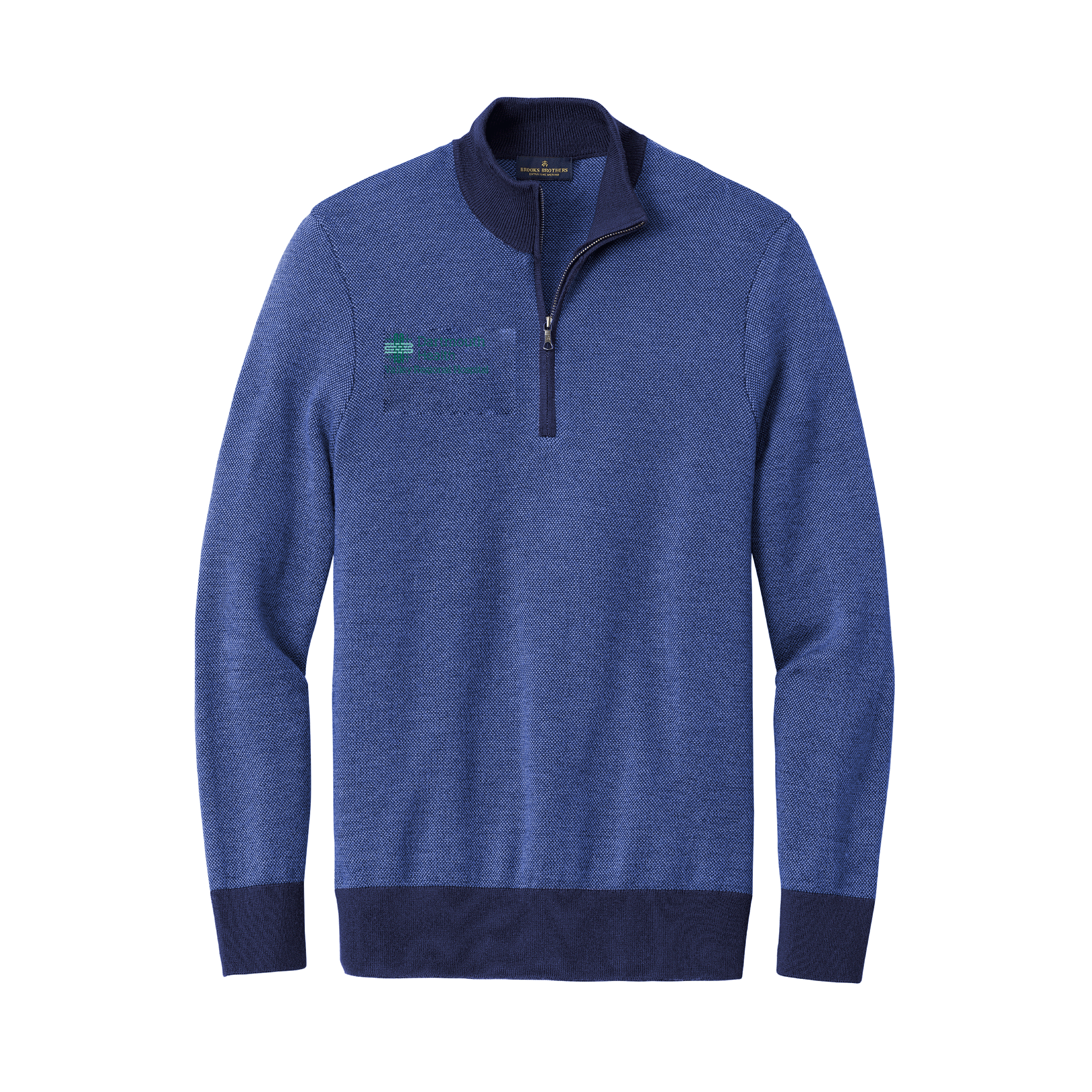 Brooks Brothers | Merino Birdseye 1/4-Zip Sweater (VRH)