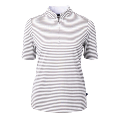 Cutter & Buck | Women's Virtue Eco Pique Stripe Recycled Polo