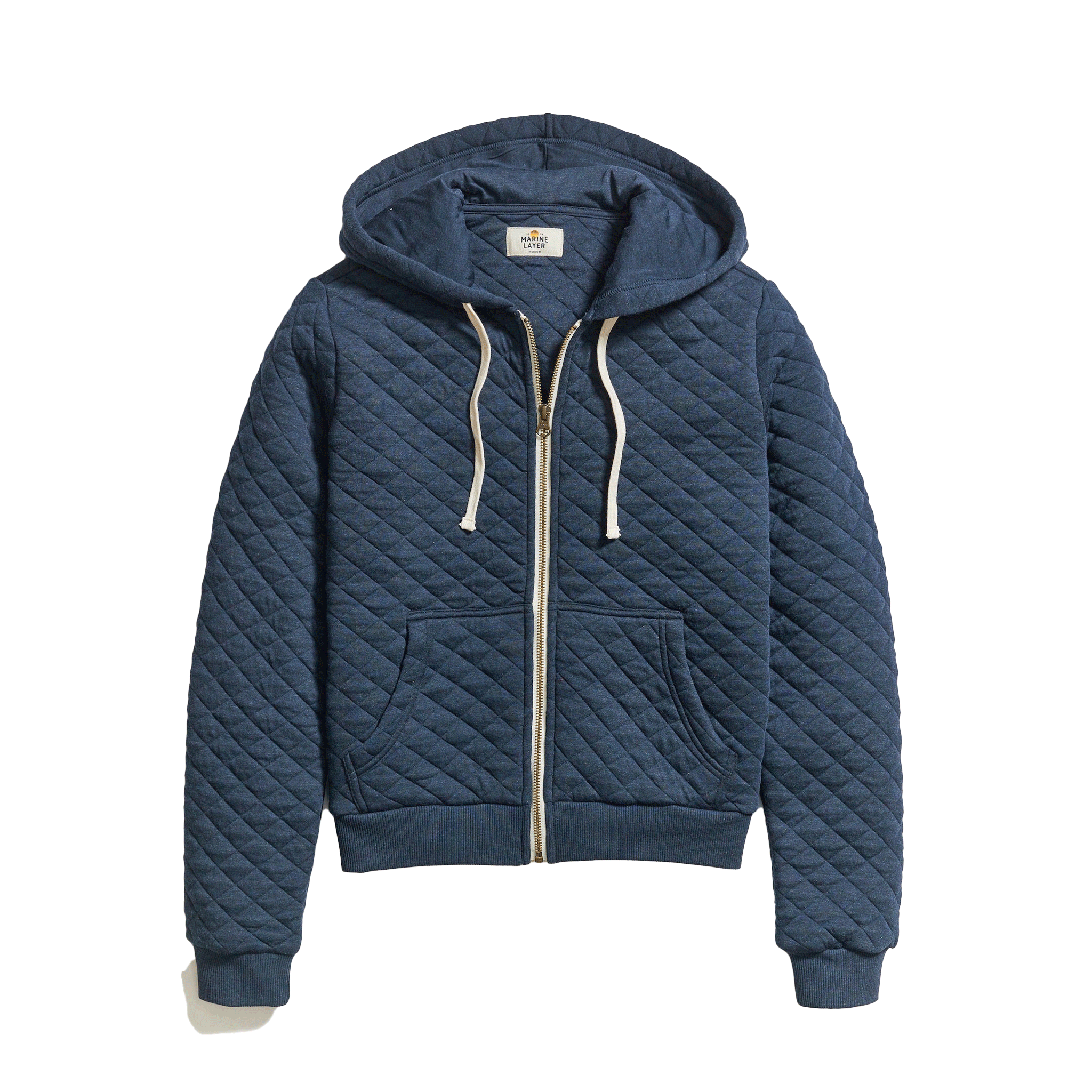 Marine Layer | Women's Corbet Quilted Full Zip Hoodie