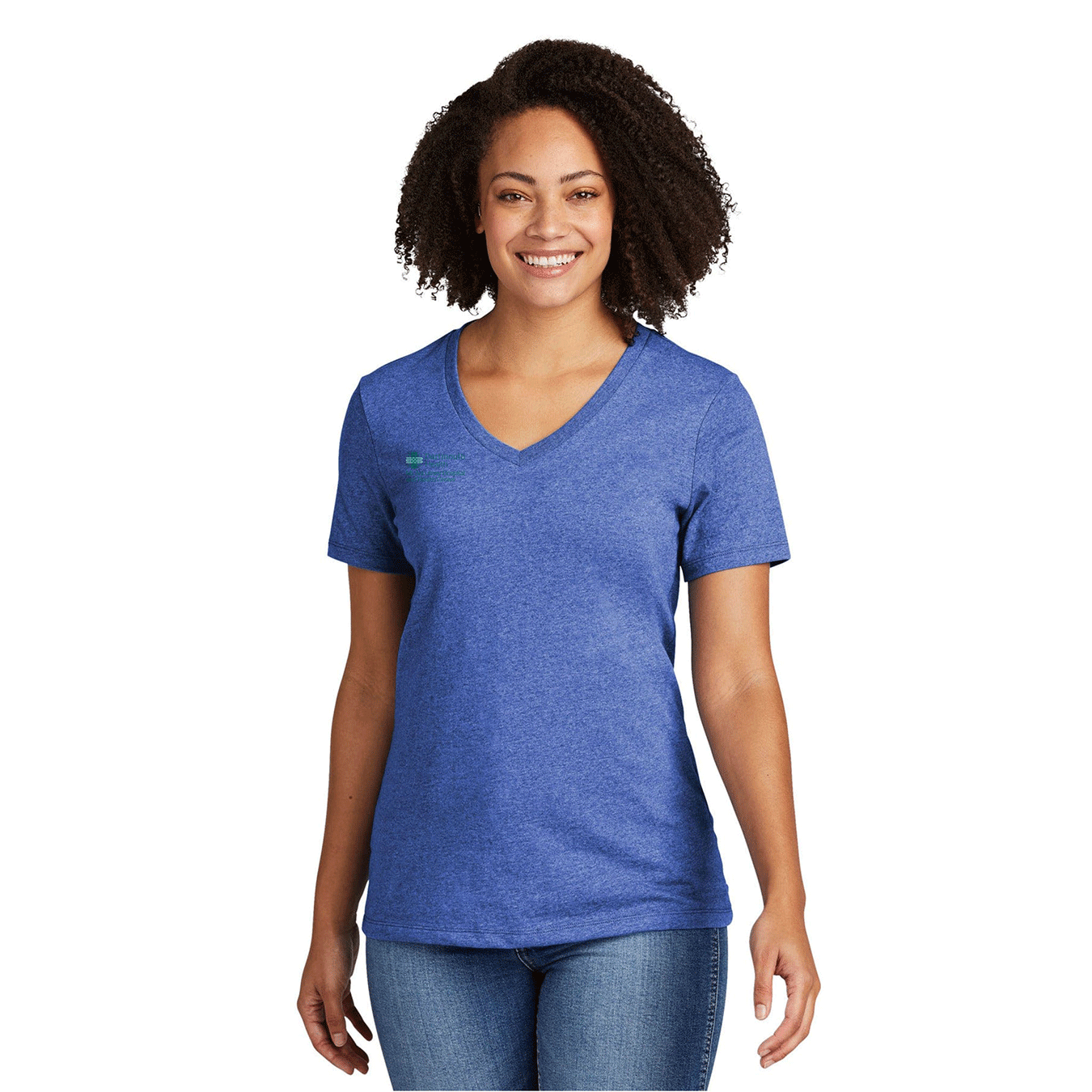 Allmade | Women's Recycled Blend V-Neck Tee (VRH)