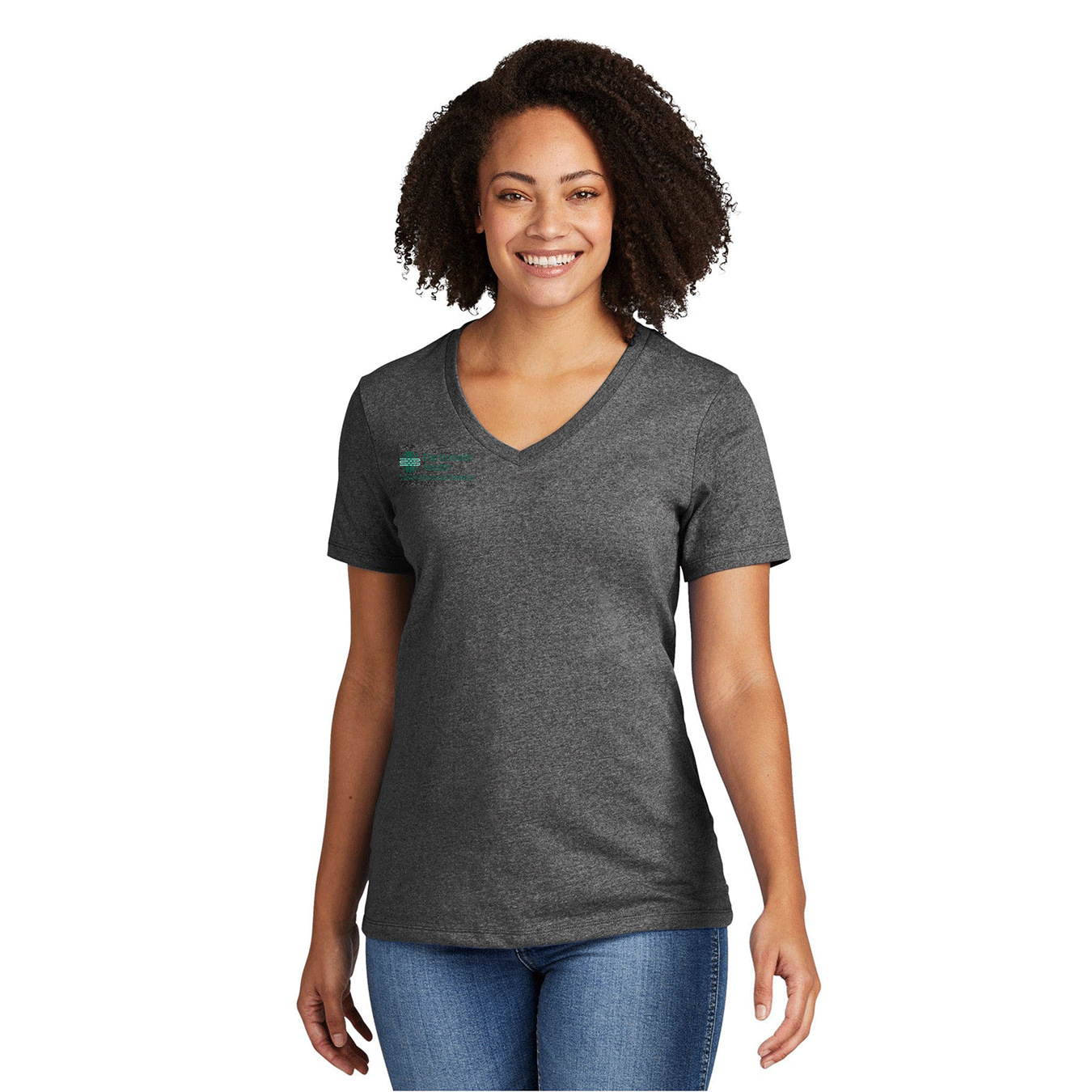 Allmade | Women's Recycled Blend V-Neck Tee (VRH)