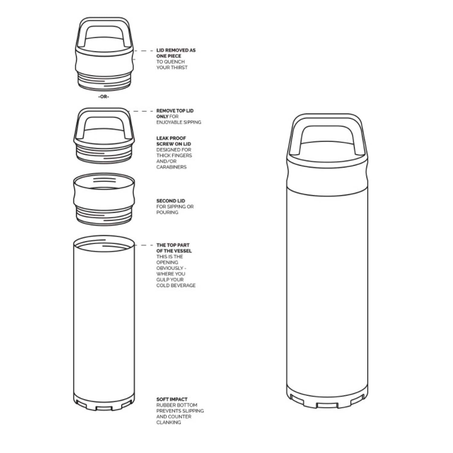 Brutrek Double-Walled BruTrekker™ Bottle